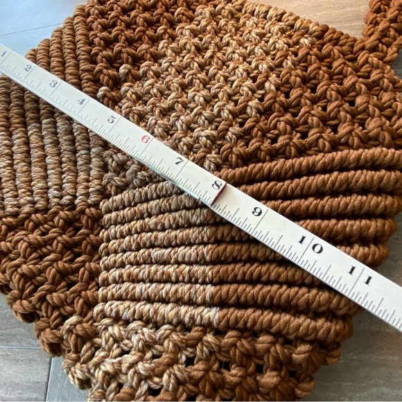 MACRAMÉ Tan & Brown Small Shoulder Bag - Picture 10 of 10